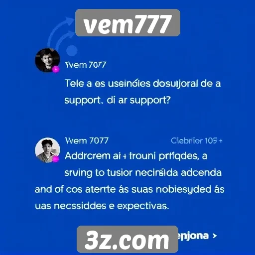 Feedback dos usuários sobre o suporte do vem777